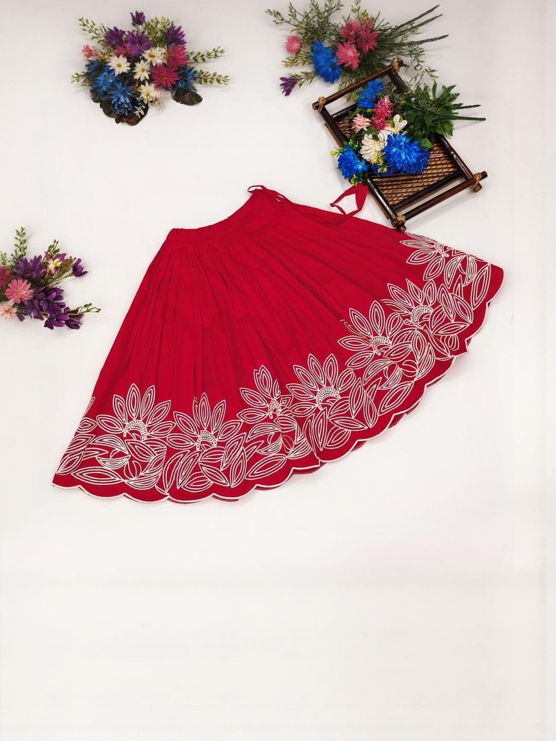 Shoryam Fashion Girls Art Silk Ready to Wear Lehenga Choli - view 1