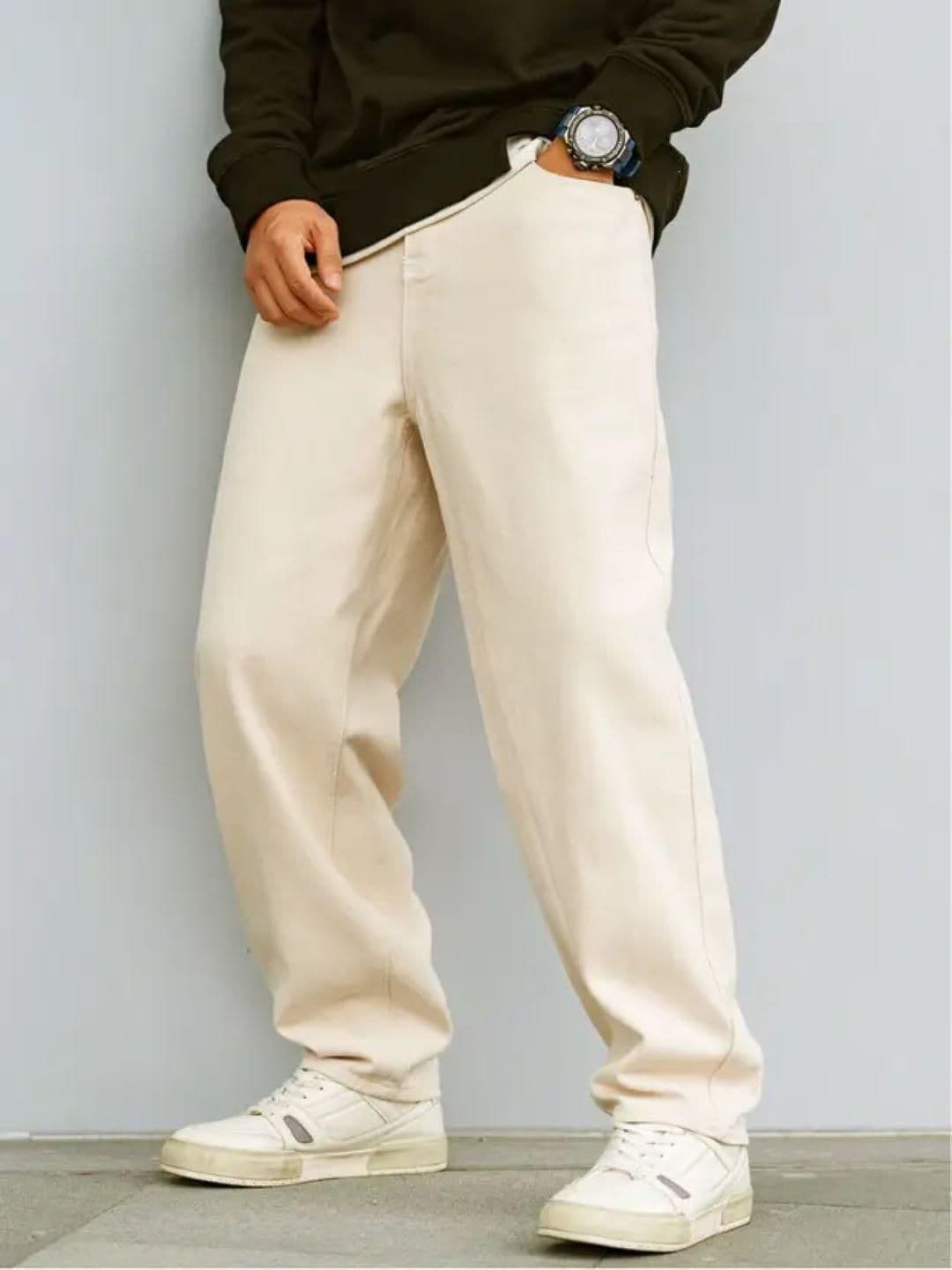 SZN Men Classic Relaxed Fit Mid-Rise Stretchable Jeans - view 1