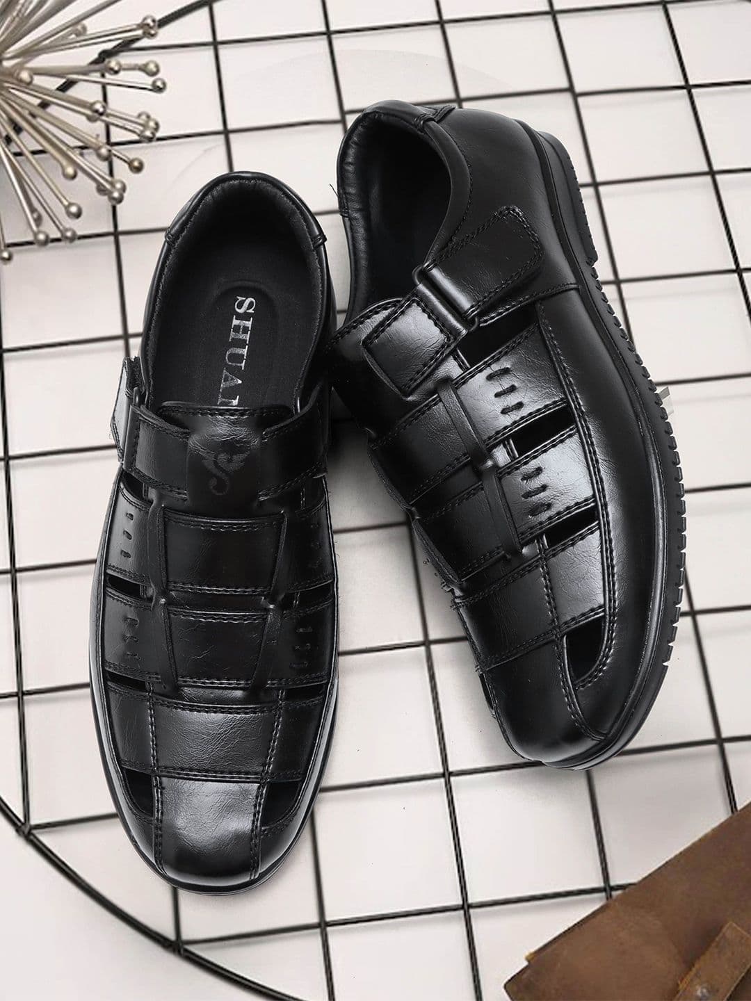 SHUAN Men Fisherman synthetic leather semi casual Sandals - view 1