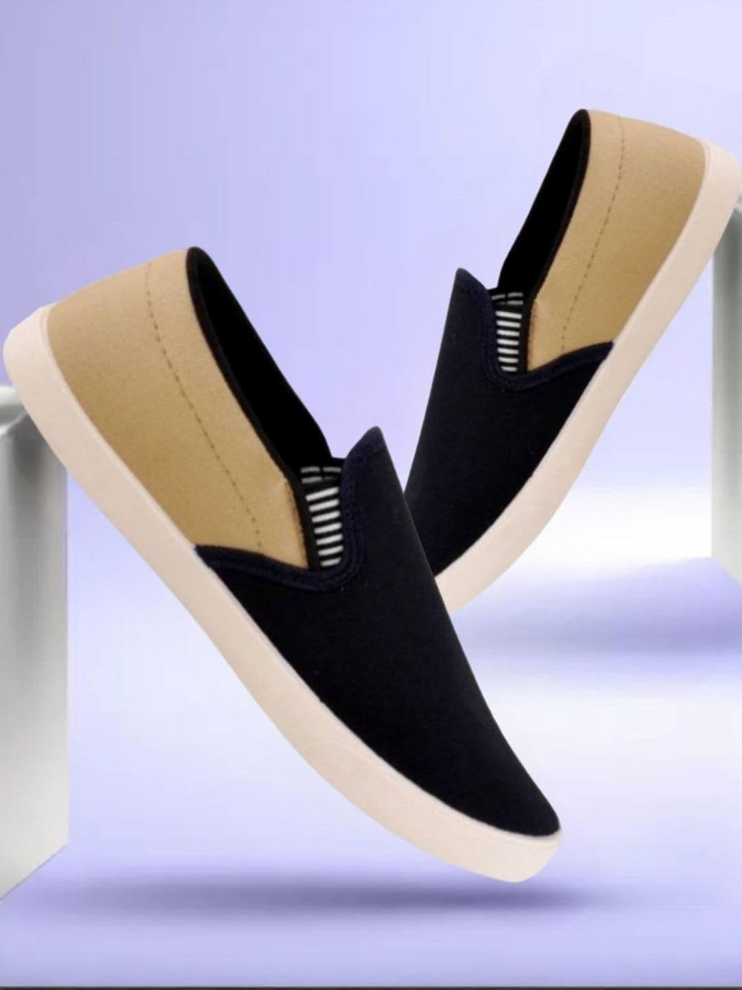 HOTSTYLE Men Beige Canvas Sports Shoes - view 1