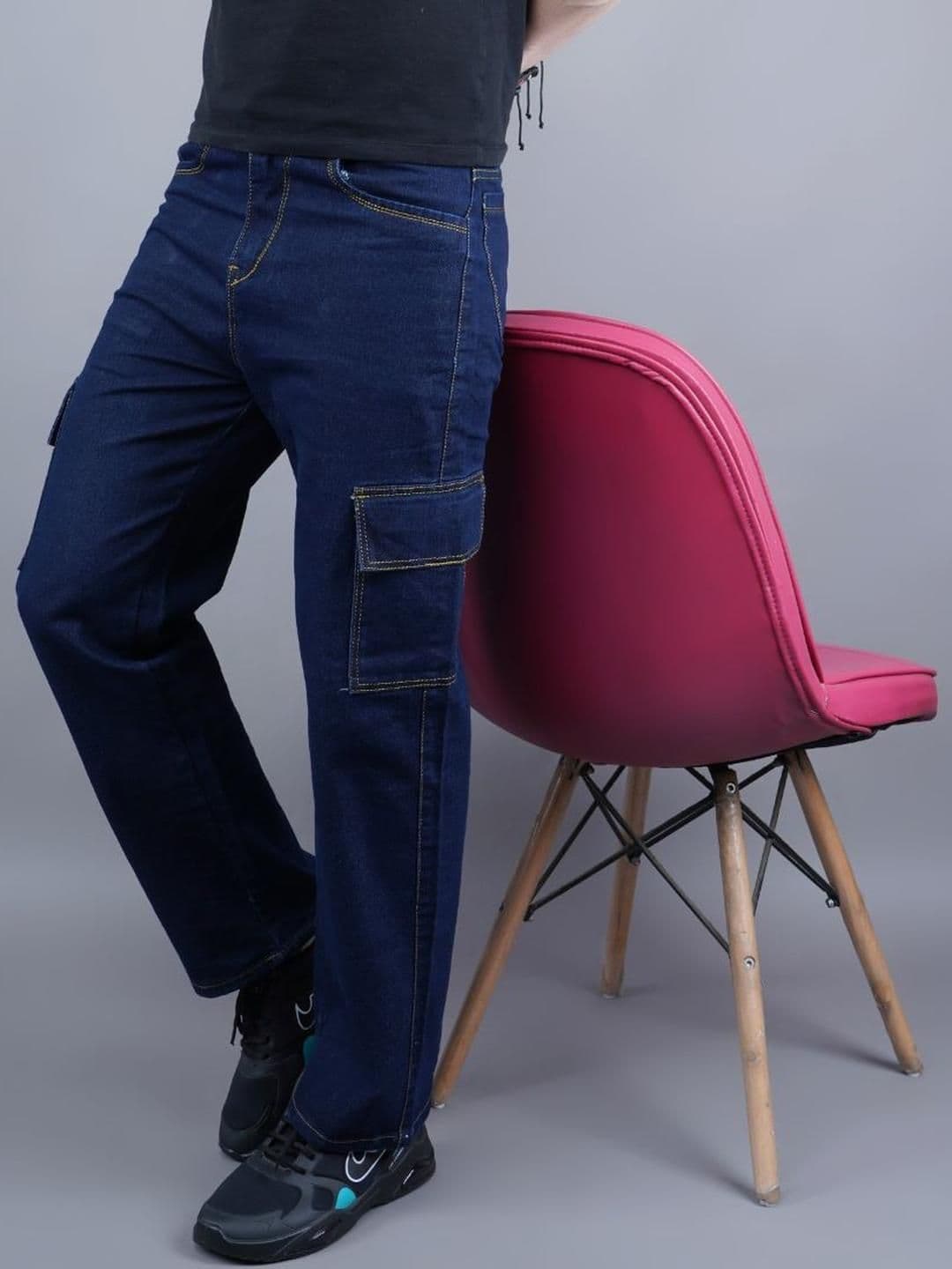 SZN Men Classic Boyfriend Fit Mid-Rise Stretchable Jeans - view 1