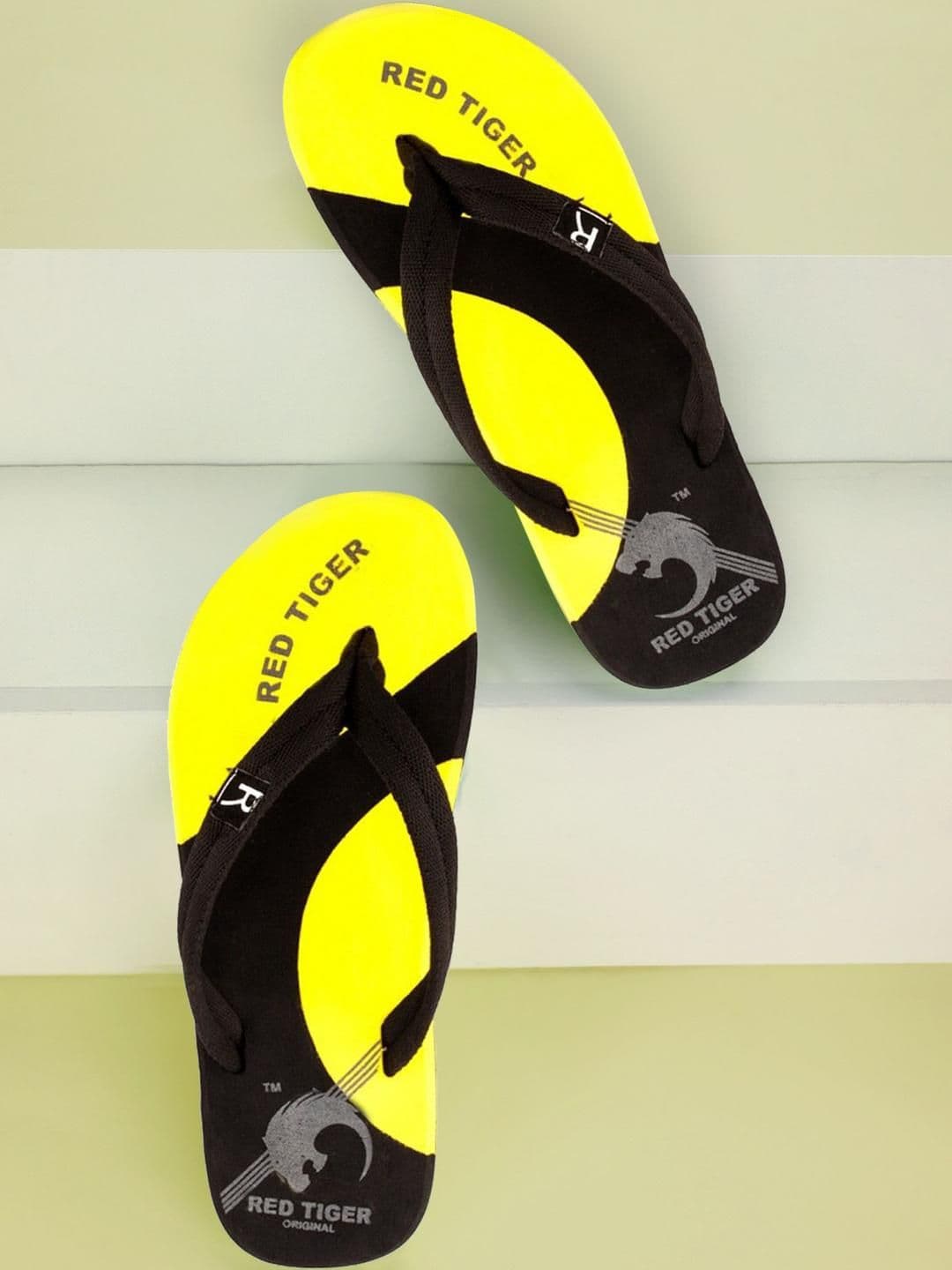 Style Height Men Yellow Flip Flops - view 1