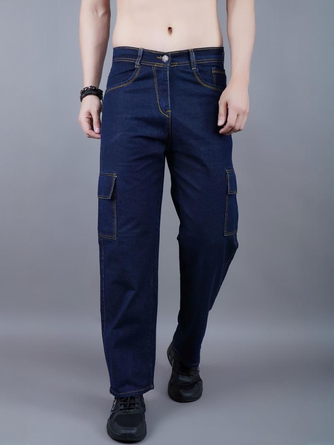 SZN Men Classic Relaxed Fit Mid-Rise Stretchable Jeans - view 1