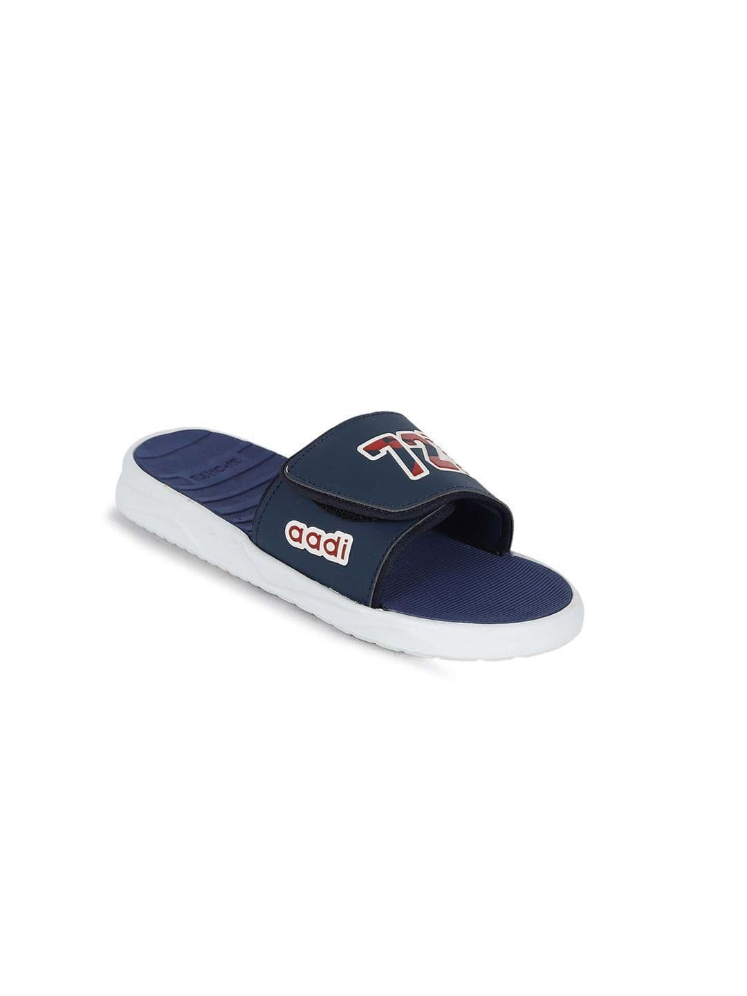 aadi Men Blue Sliders - view 1