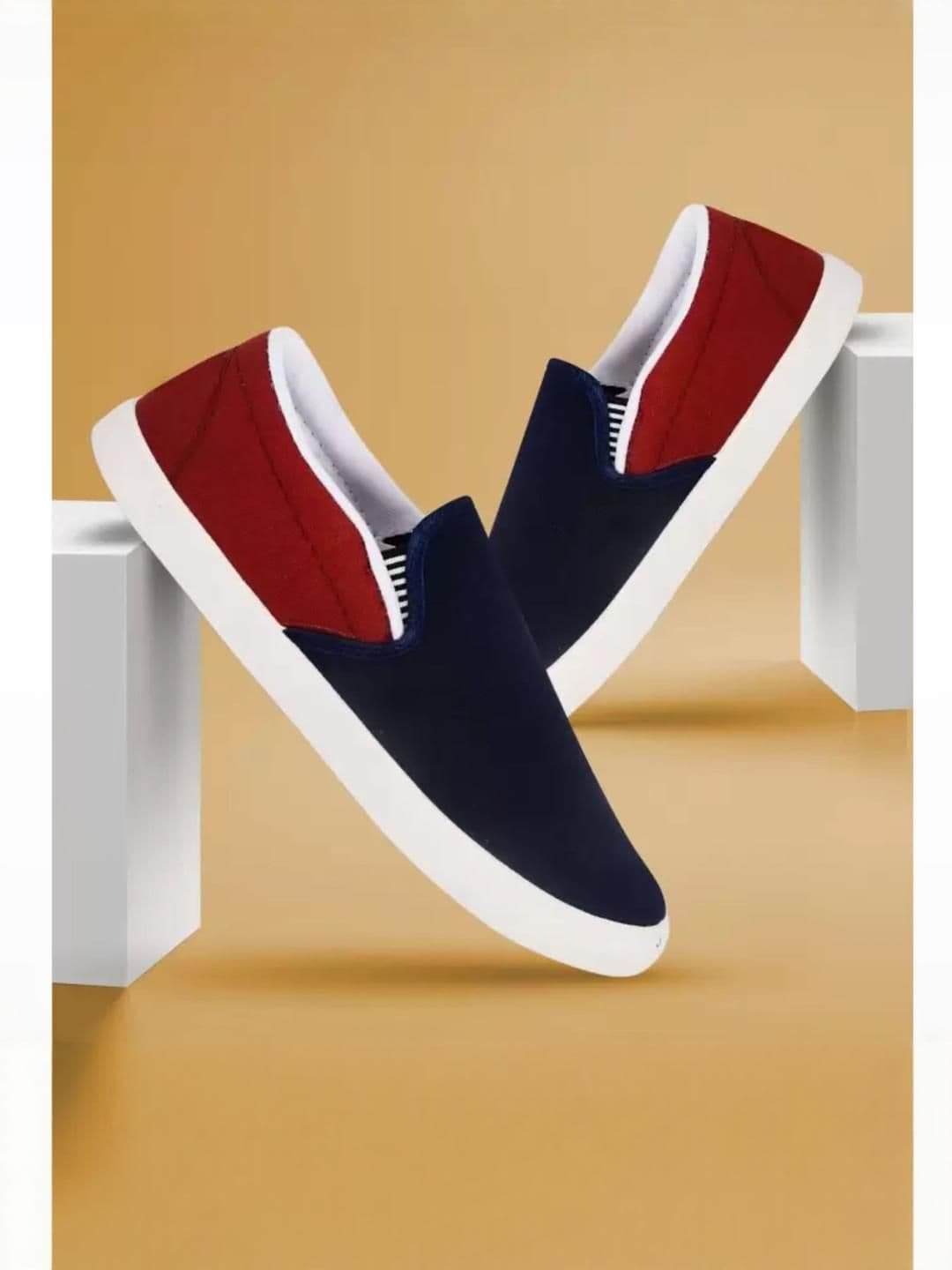 HOTSTYLE Men Maroon Canvas Sports Shoes - view 1