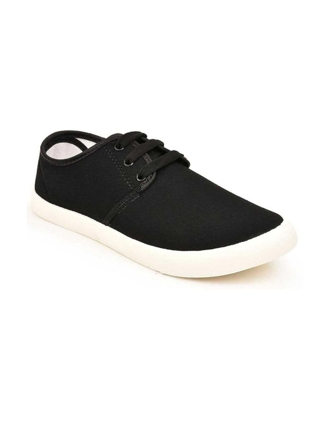HOTSTYLE Men Black Canvas Sports Shoes - view 1