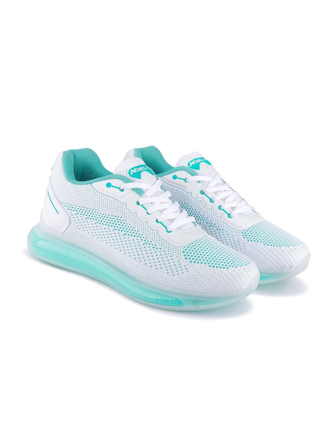NOBELITE Men White Synthetic Sports Shoes - view 1