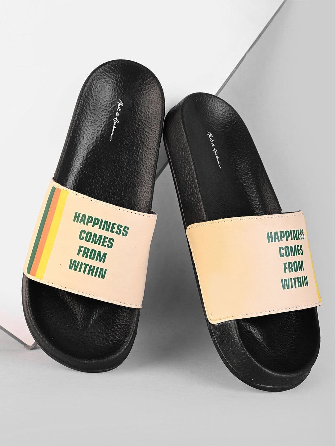 Mast & Harbour Men Printed Sliders - view 1