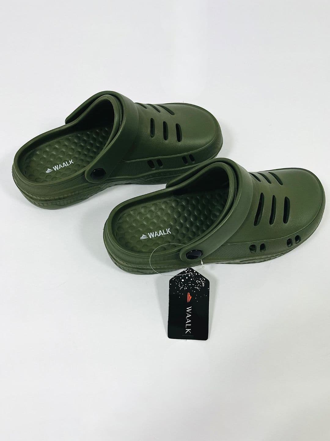 WAALK Men Self Design Clogs Flip Flops - view 1