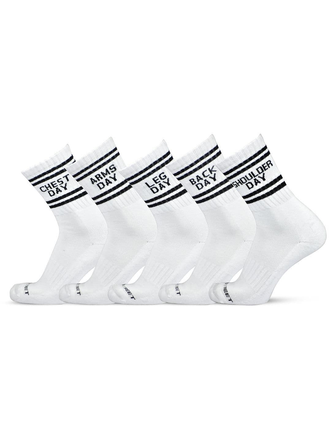 The Sock Street Men Pack Of 5 Patterned Calf-Length Socks - view 1