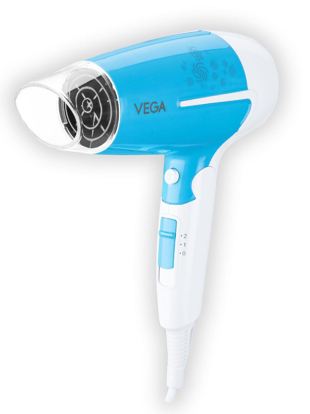 VEGA VHDH-32 U Style 1600W Foldable Hair Dryer - Blue & White - view 1
