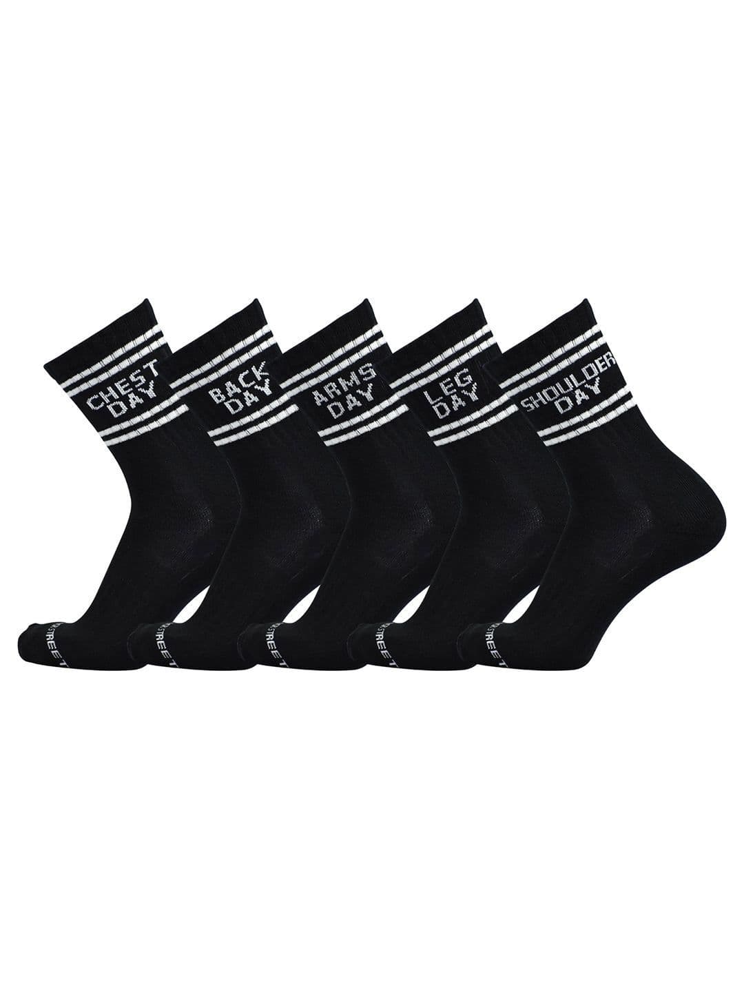 The Sock Street Men Pack Of 5 Patterned Ankle-Length Socks - view 1