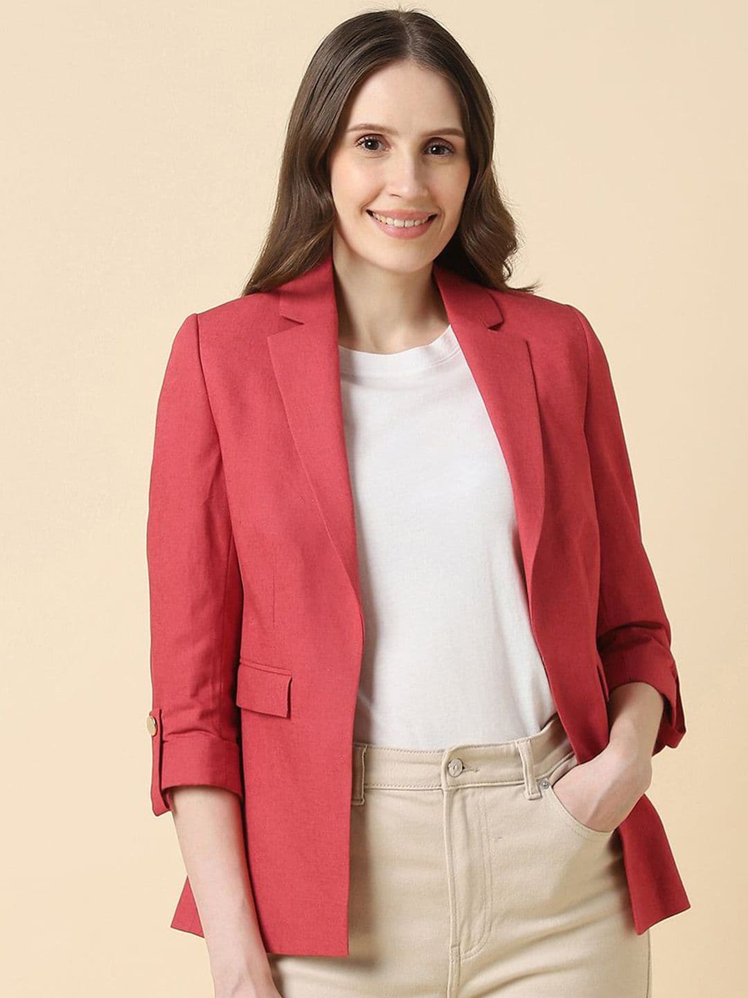 Allen Solly Woman Single Breasted Blazer - view 1