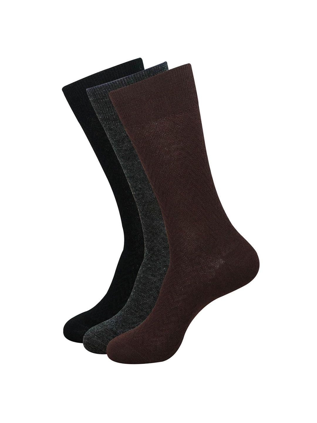 Socksxpress Men Pack Of 3 Woollen Calf-Length Socks - view 1