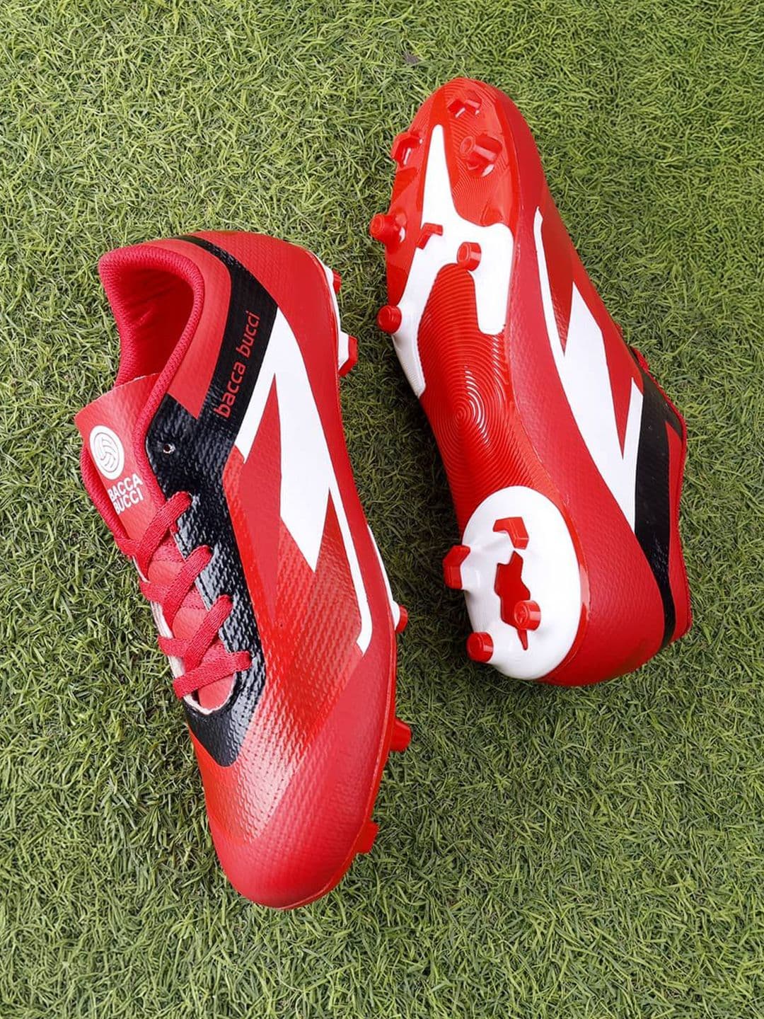 bacca bucci Strike Men X Firm Ground Red Fury UK 6 Football Shoes - view 1