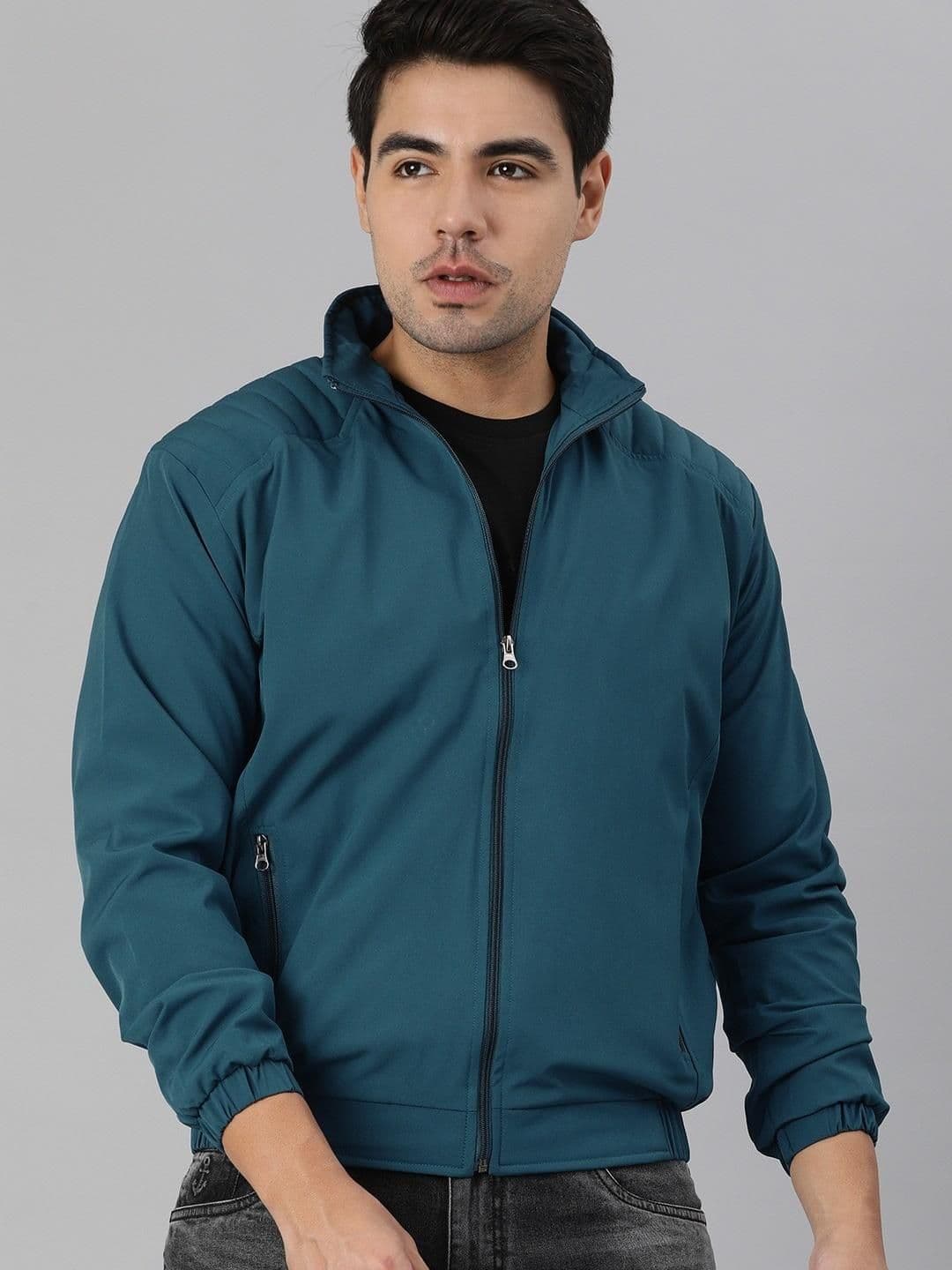 VOXATI Stand Collar Bomber Jacket - view 1