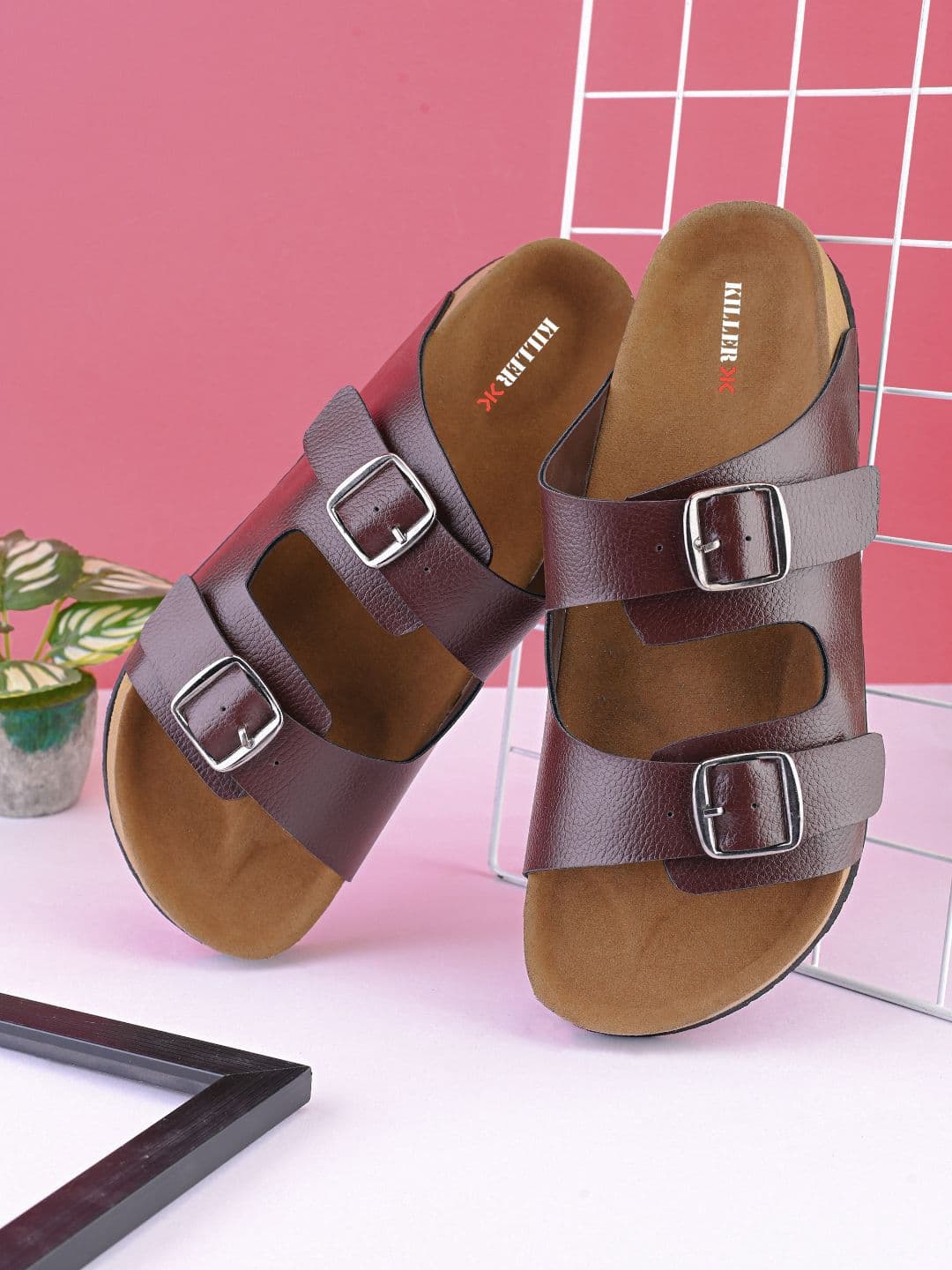 Killer Men Casual Synthetic Leather Comfort Sandals - view 1