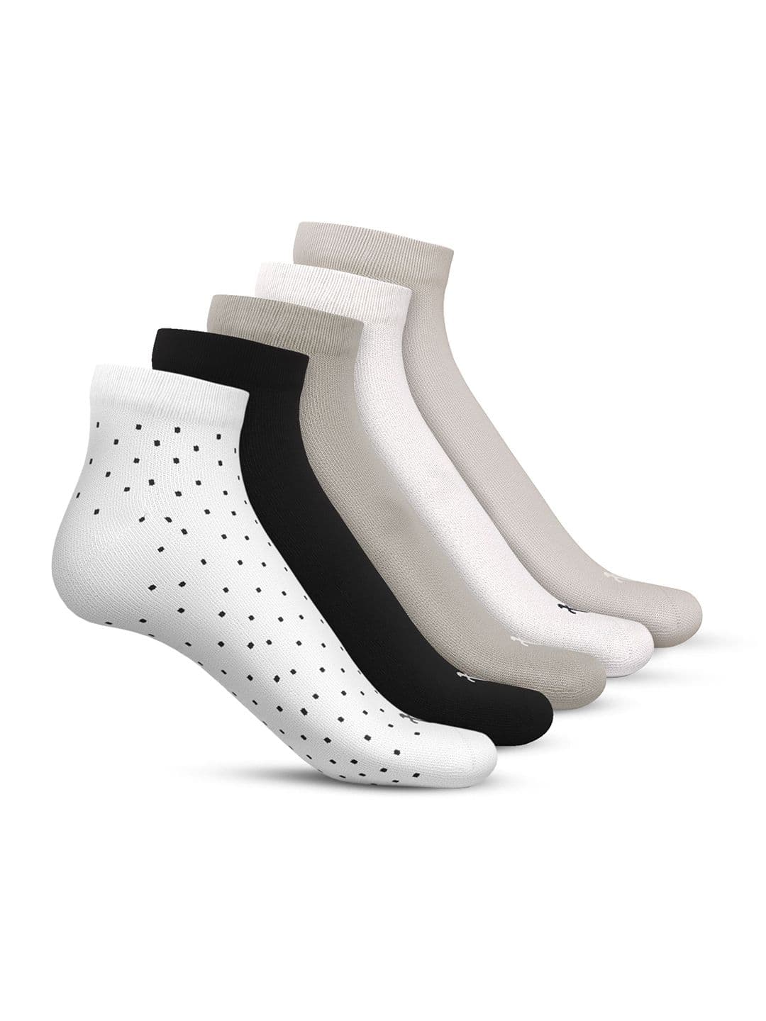 TalkingSox Pack Of 5 Moisture Wicking Bamboo Ankle Length Socks - view 1