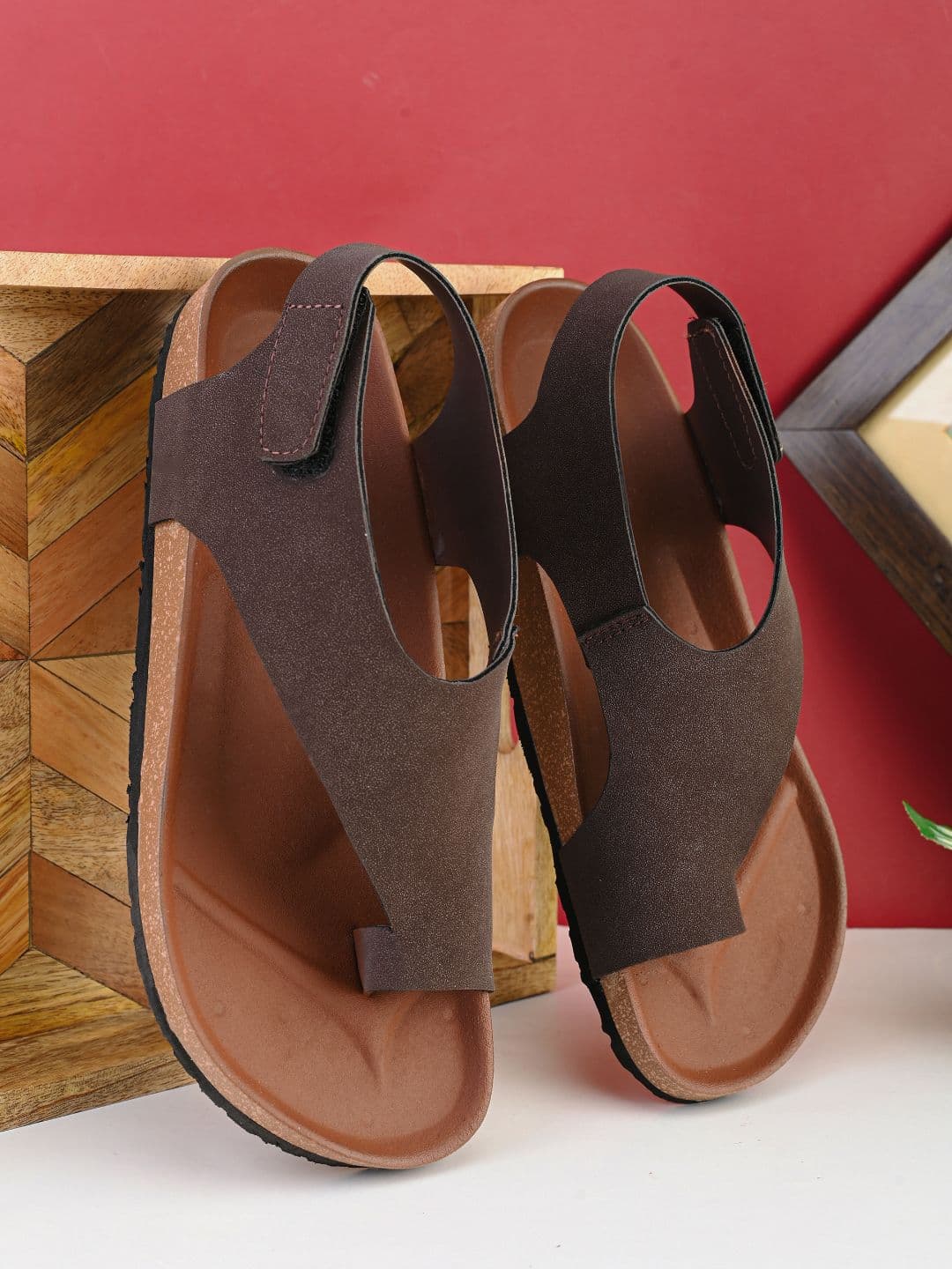 Killer Men Casual Comfort Sandals with Velcro Closure - view 1