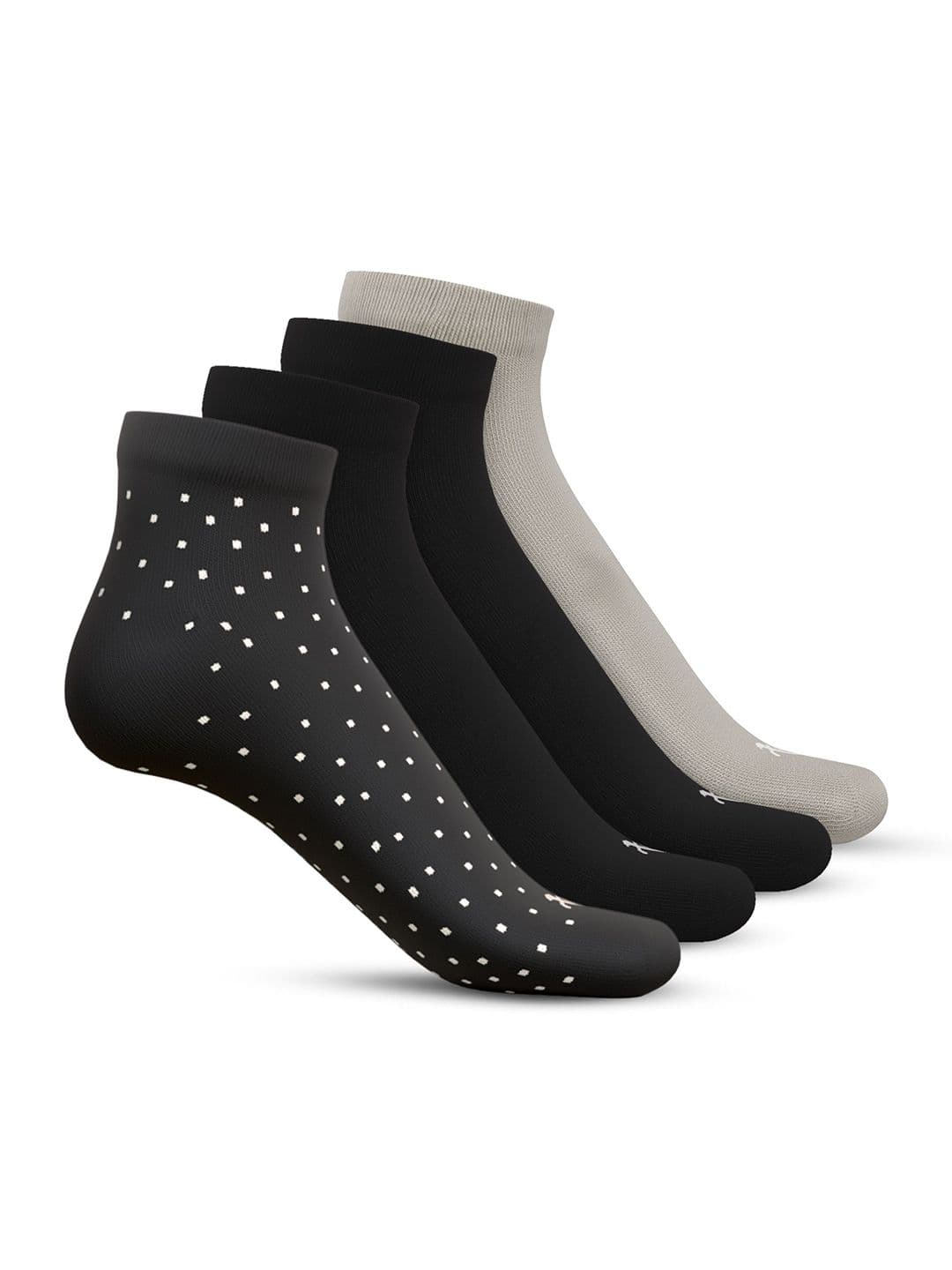 TalkingSox Unisex Pack Of 4 Moisture Wicking Bamboo Ankle Length Socks - view 1