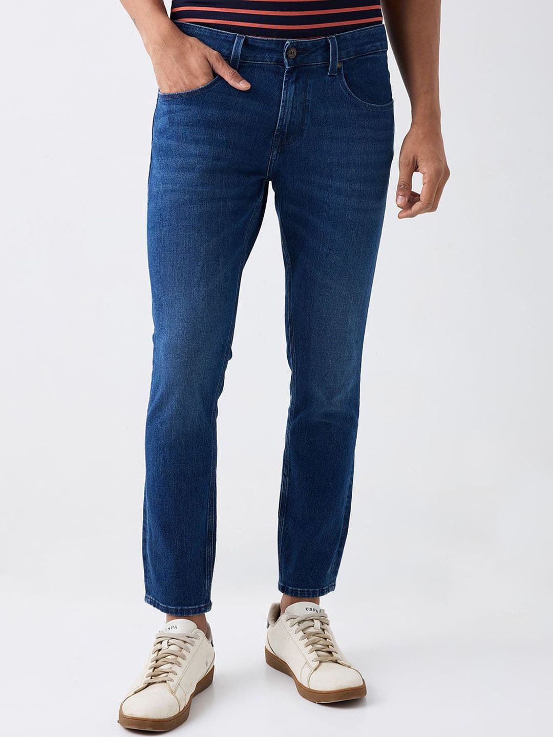 SPYKAR Men Slim Fit Mid-Rise Light Fade Jeans - view 1