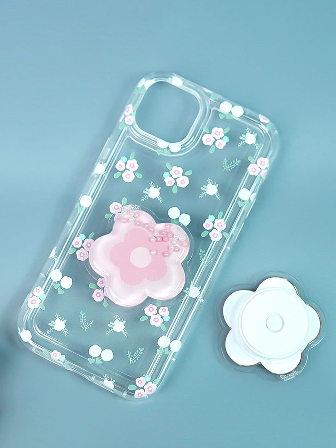 PEEPERLY Floral Printed iPhone 15 Plus Back Case Mobile Accessories