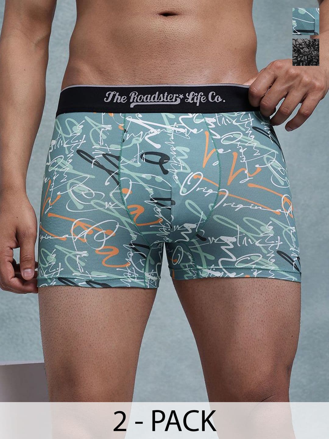 The Roadster Lifestyle Co Pack Of 2 Printed Lightweight Trunk-PACK OF 2-PV-Print-RO7-RO21- - view 1