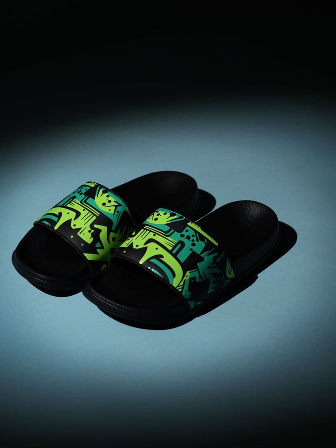 ARVAN Men Printed Slip-On Sliders - view 1