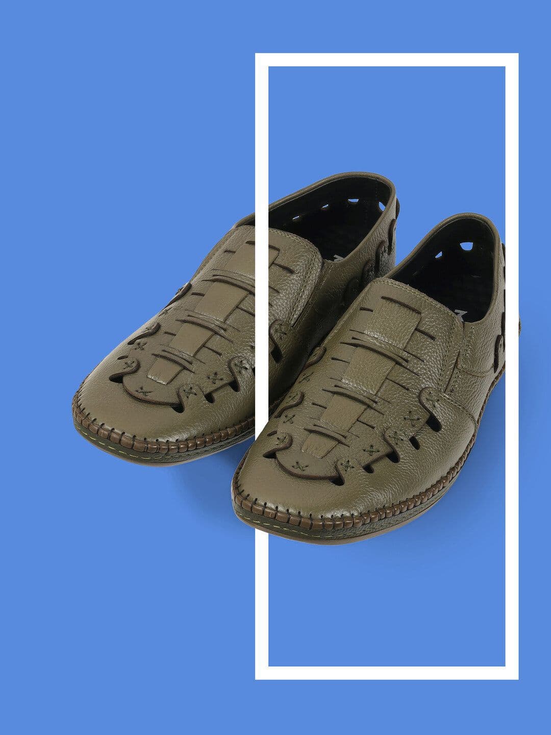 Mochi Men Leather Shoe-Style Sandals - view 1