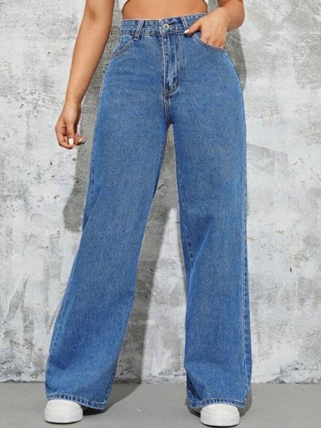 M MODDY Women Jean Straight Fit High-Rise Cotton Jeans - view 1