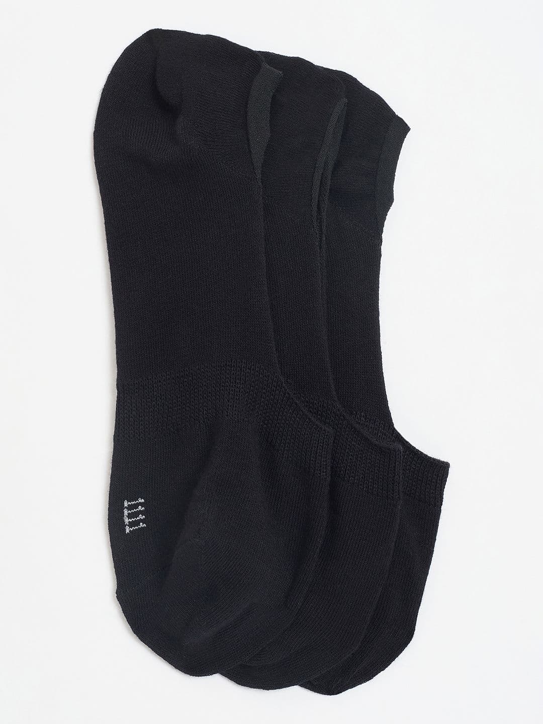 Camey Pack Of 3 Cotton Shoe-Liner Socks - view 1