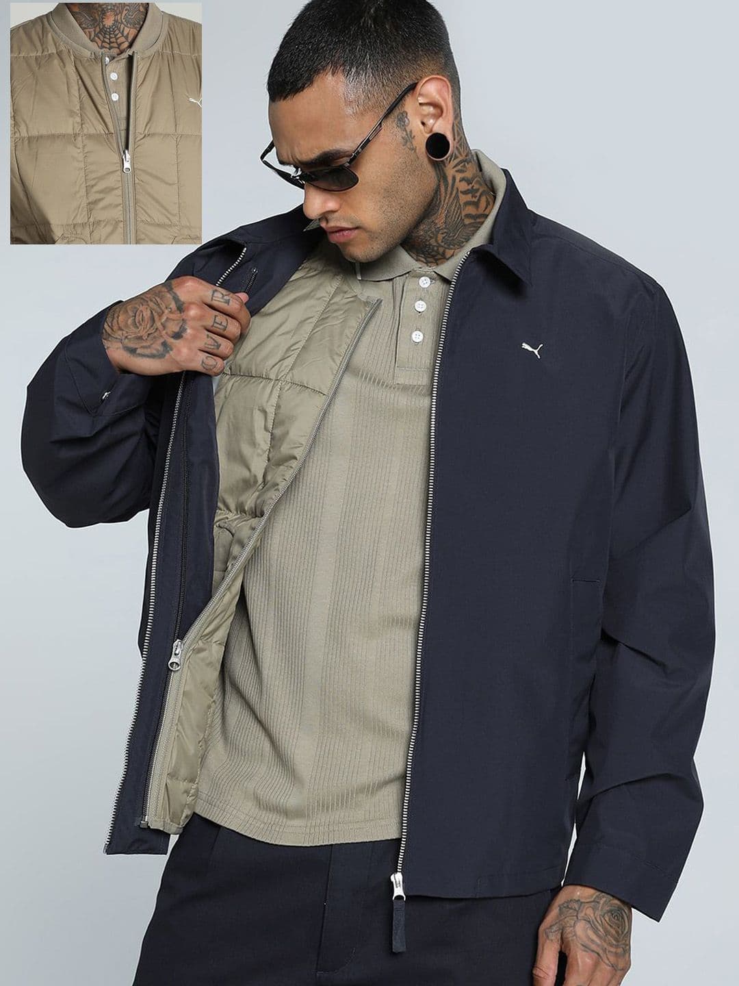 Puma Men's MMQ 2-in-1 Relaxed Fit Jacket - view 1