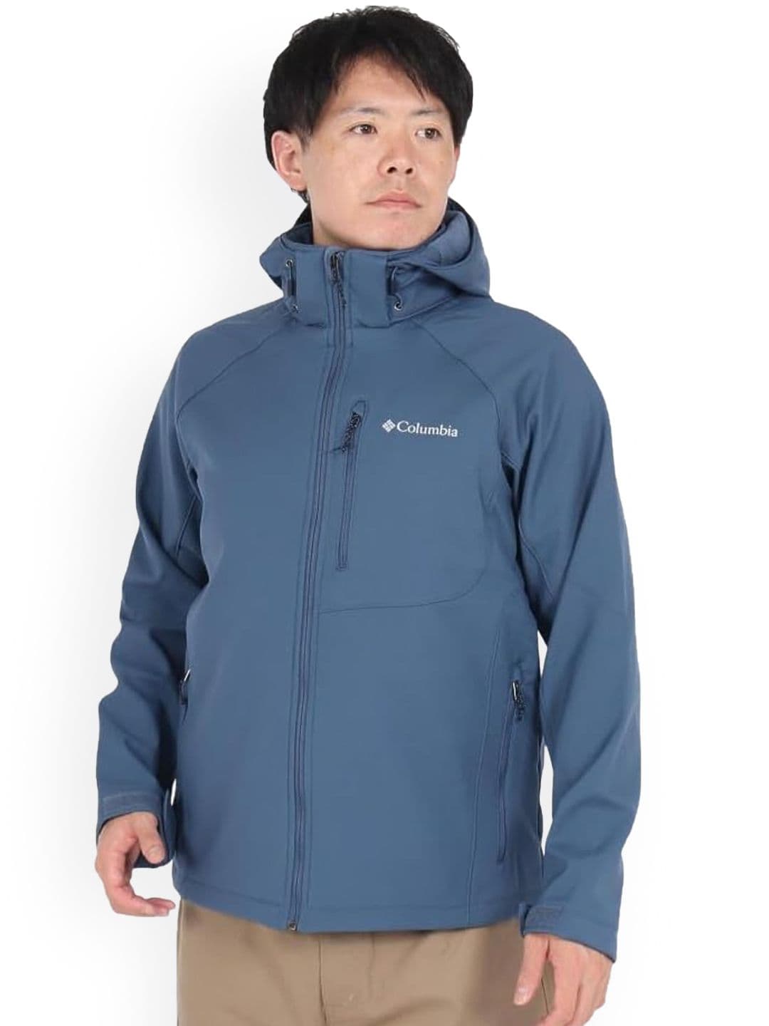 Columbia Cascade Ridge Hooded Brand Logo Printed Sporty Jacket - view 1