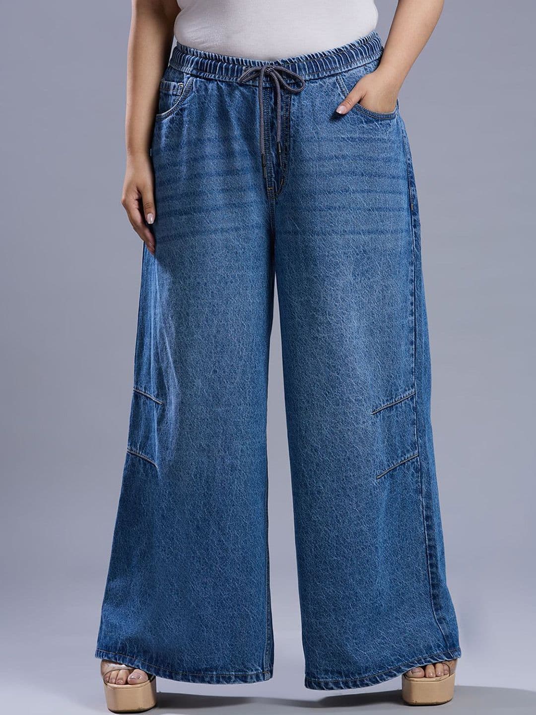 Turning Blue Women Wide Leg High-Rise Jeans - view 1