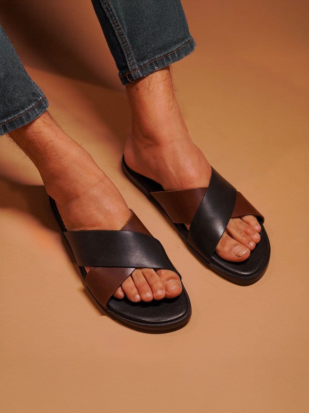 dmodot Men Pelle Espana Leather Slip-On Sandal - view 1