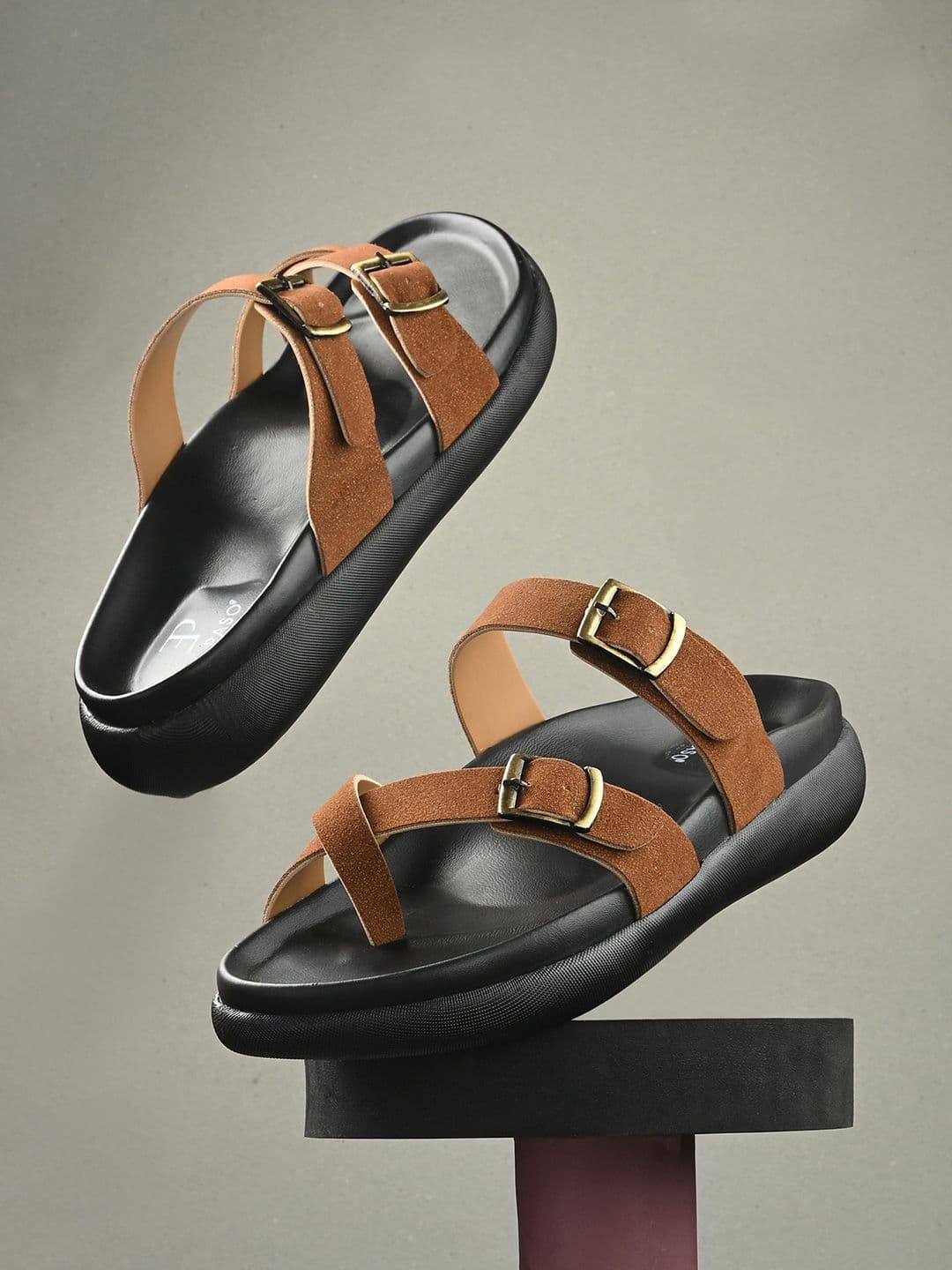 El Paso Men Ultra Comfortable Slip-On Comfort Sandal - view 1