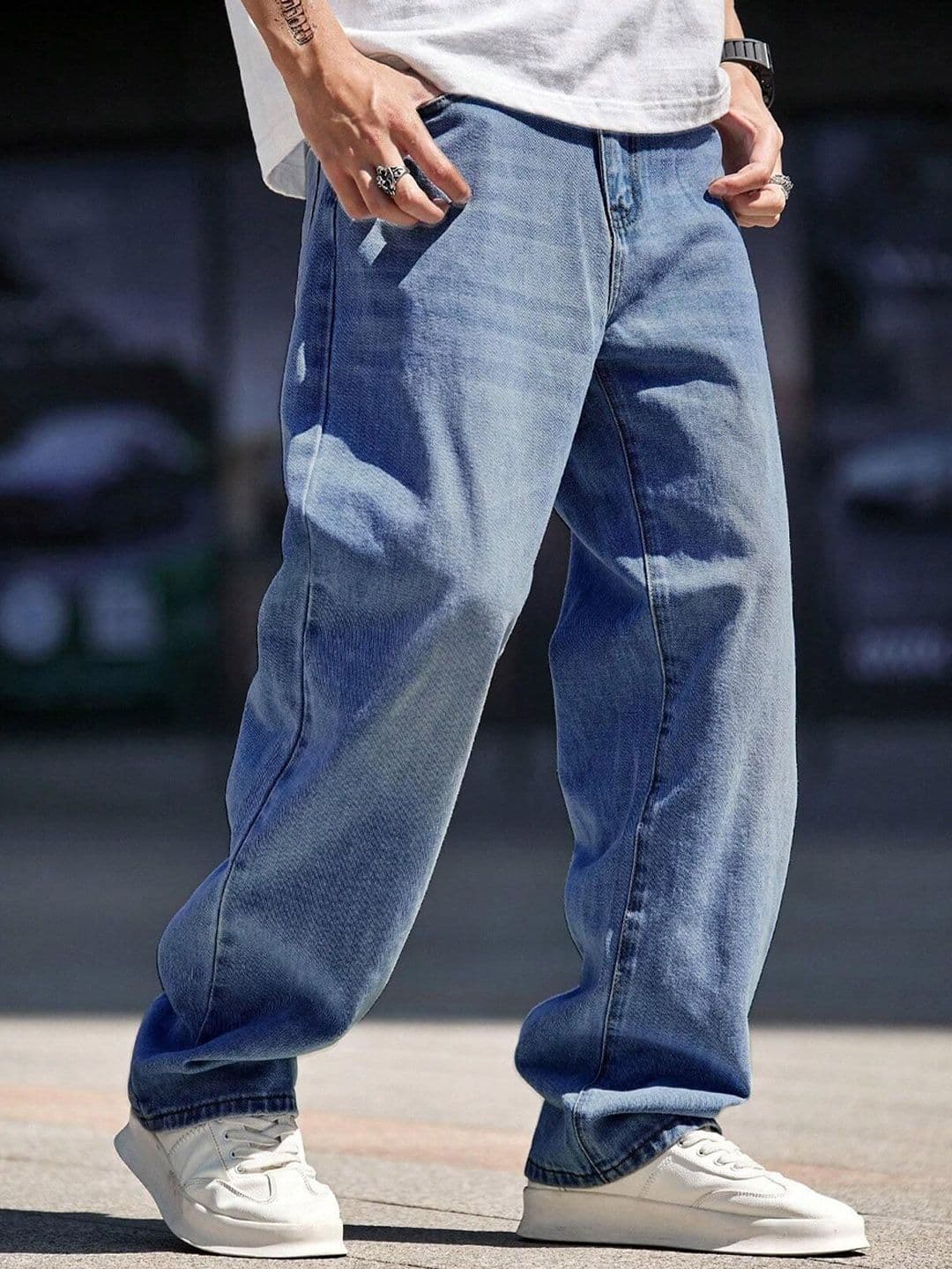 Kotty Men Regular Fit Low-Rise light Fade Stretchable Jeans - view 1