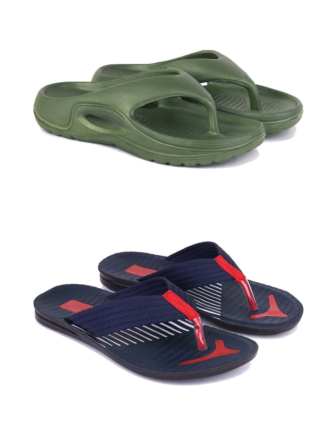 DRACKFOOT Men Pack of 2 Thong Flip-Flops - view 1