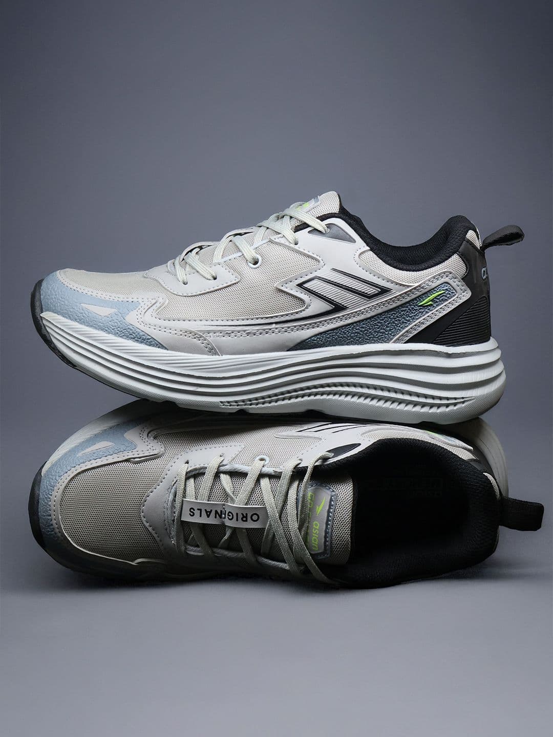 ASIAN Mesh Running Non-Marking Lace-Ups Shoes - view 1