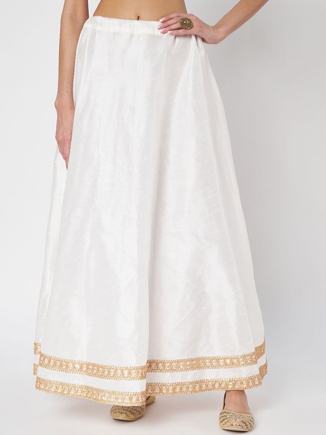 studio rasa Embellished A-Line Maxi Bias Skirt - view 1
