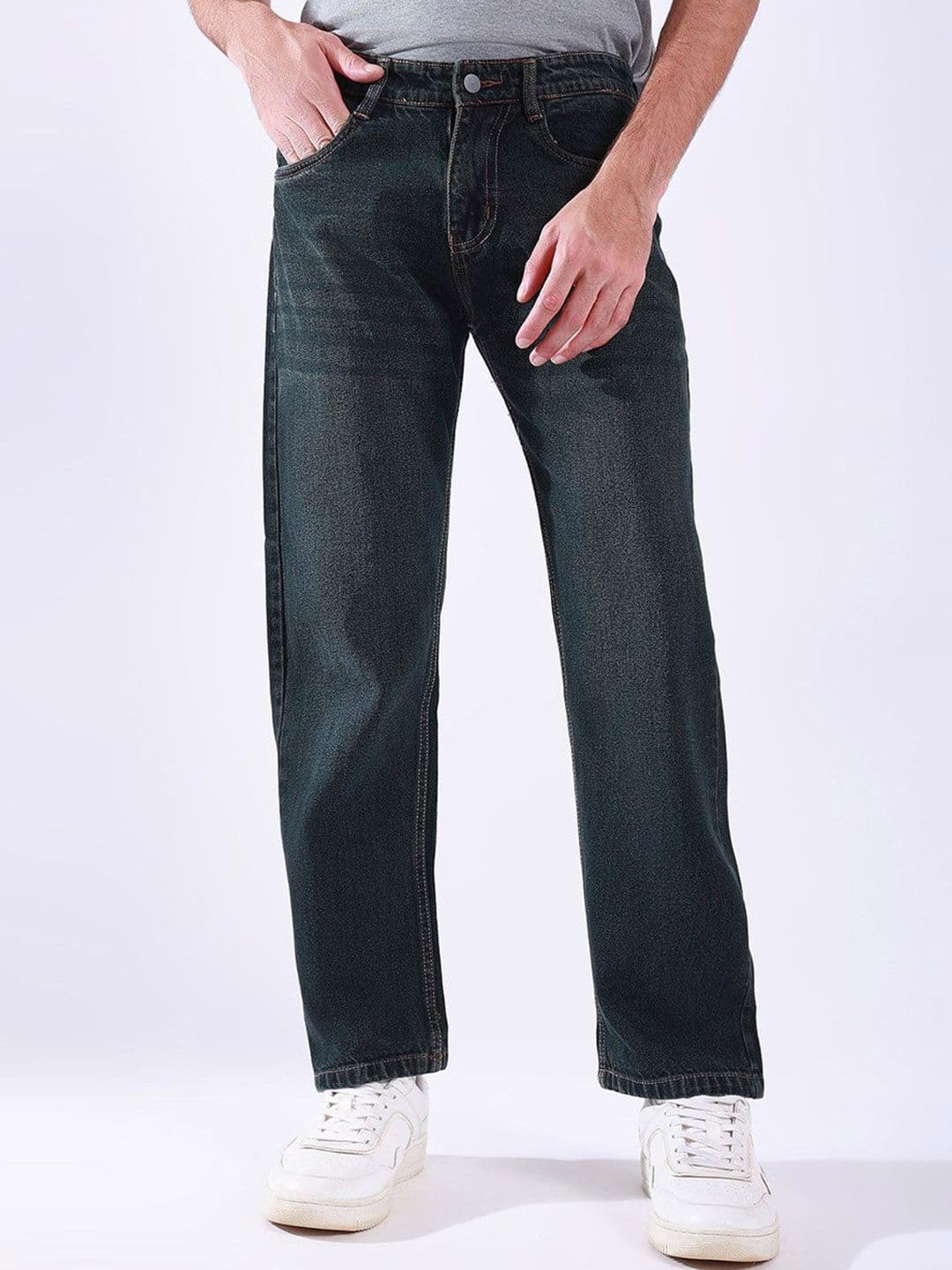 Hence Men Mid-Rise Cotton Baggy Loose fit Light Fade Jeans - view 1