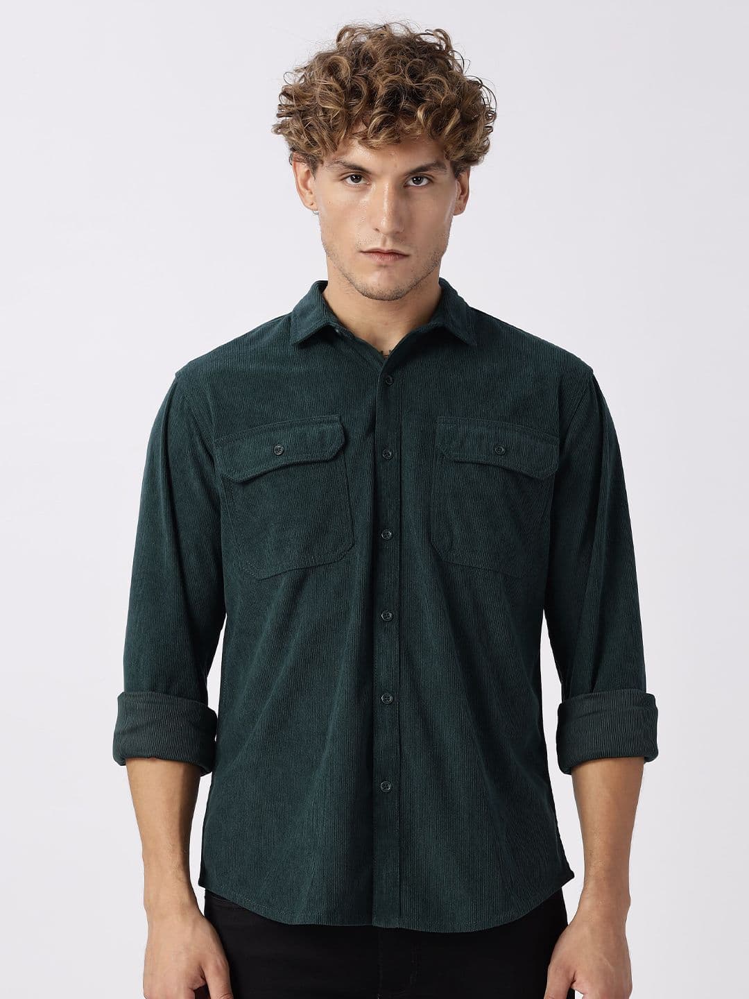 HERE&NOW Regular Fit Vertical Striped Opaque Casual Shirt - view 1
