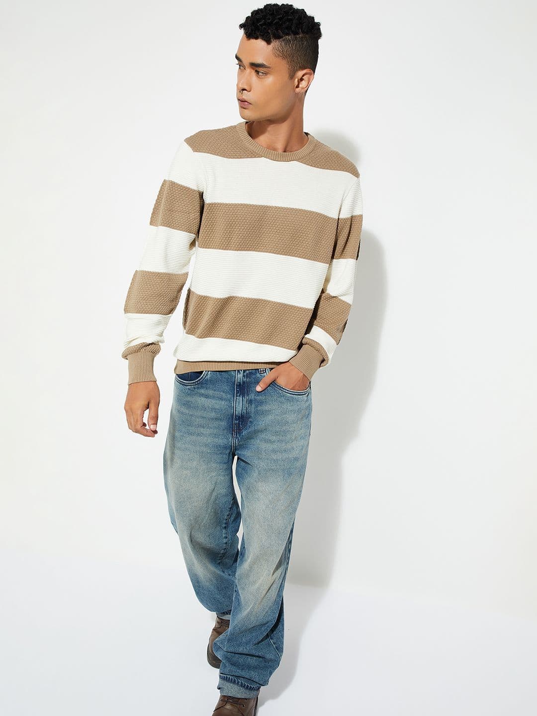 max Men Striped Pullover - view 1