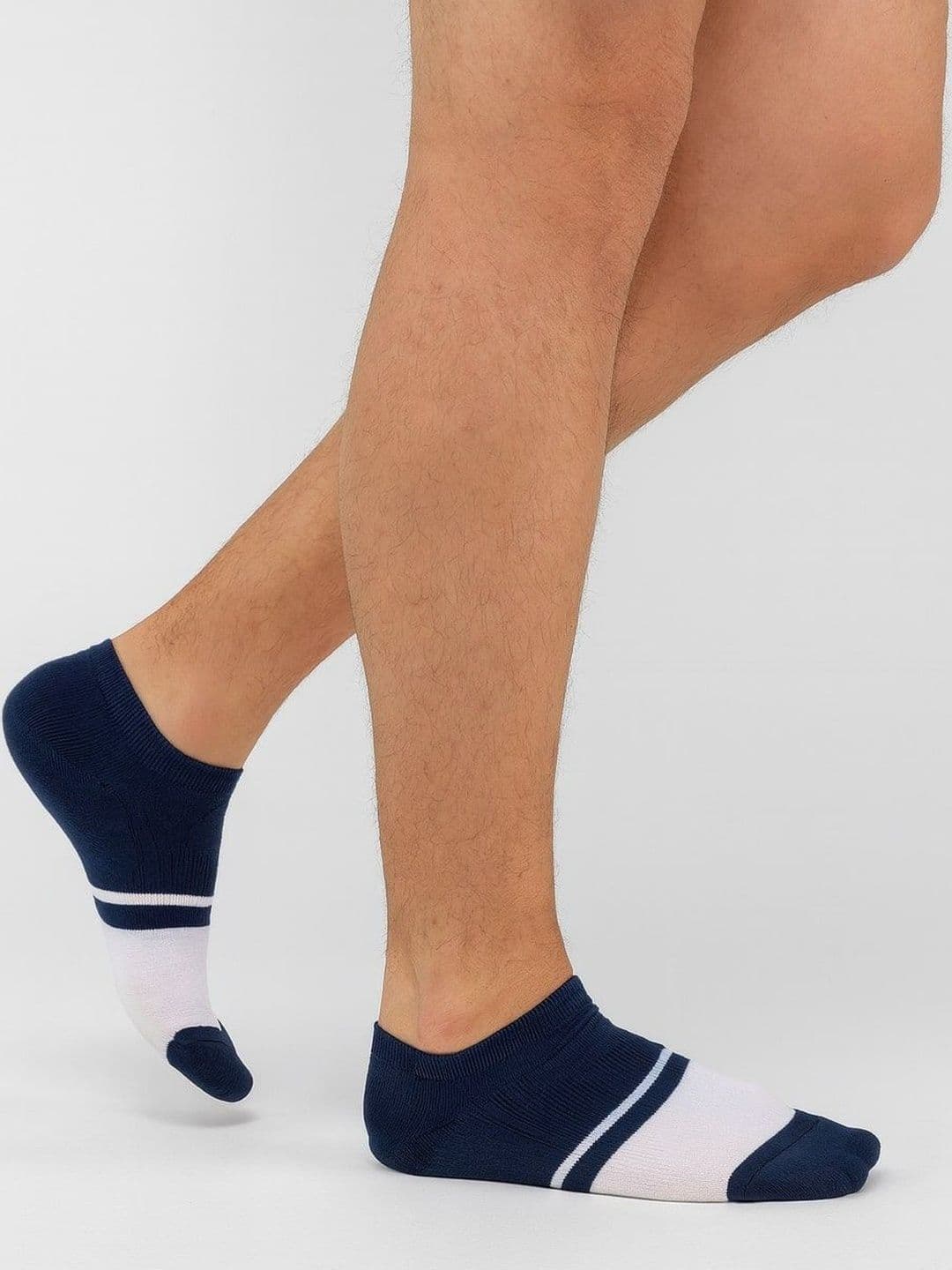 SAZARA Men 5-Pcs Striped Shoe Liner-Length Socks - view 1