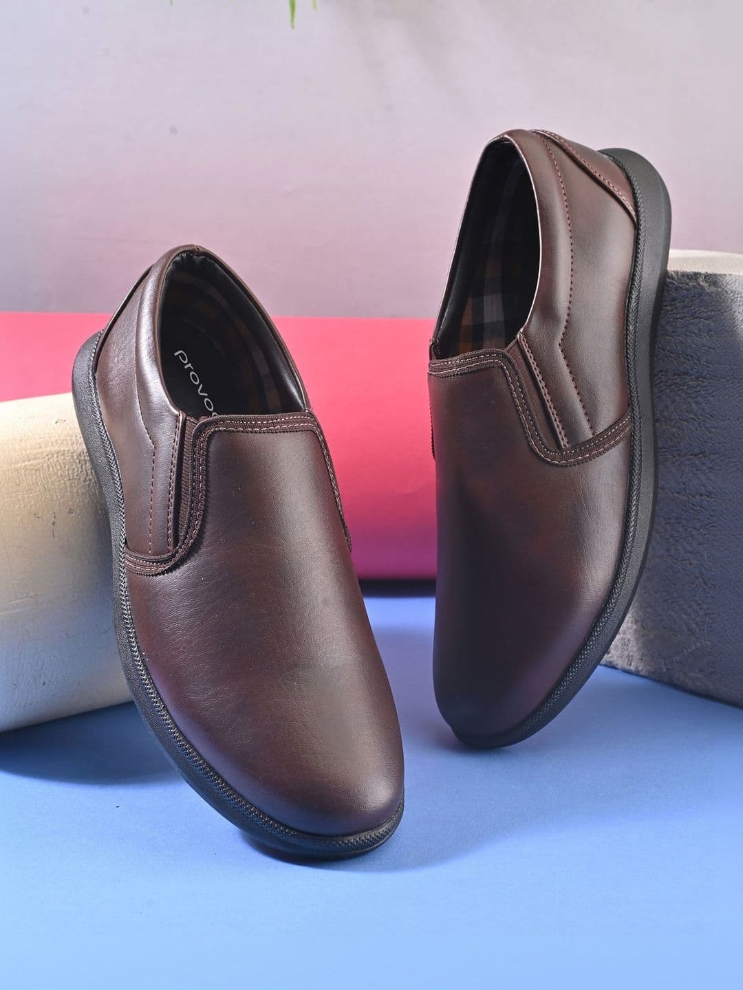 Provogue Men Round Toe Formal Slip On Shoes - view 1