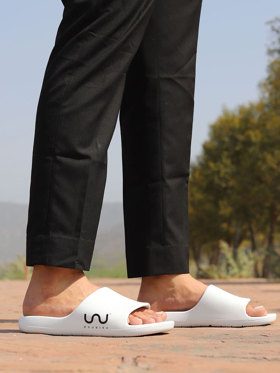 Doubleu Men Open Toe EVA Sliders - view 1