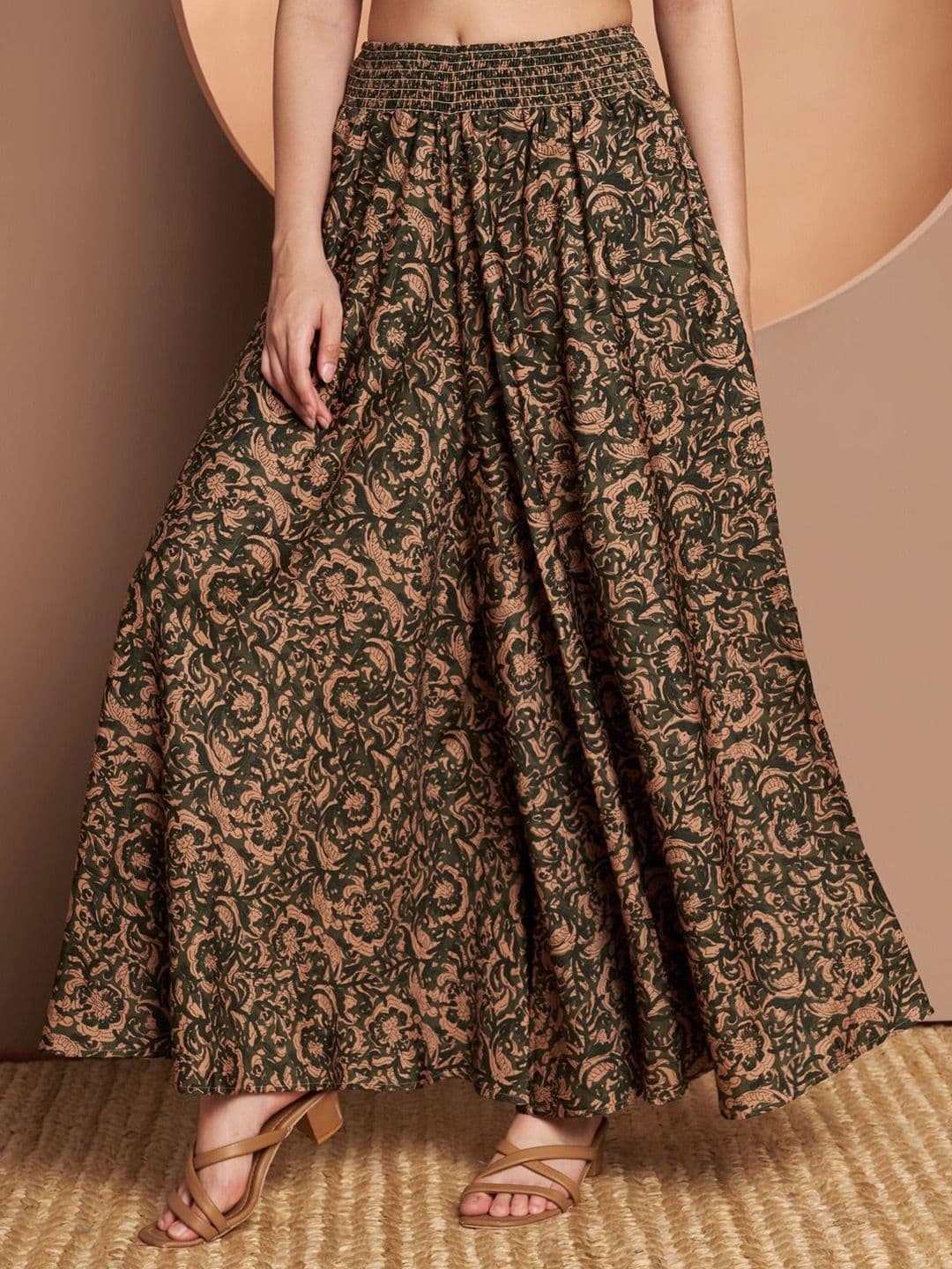 OTABU Women Floral Printed Flared Palazzos - view 1