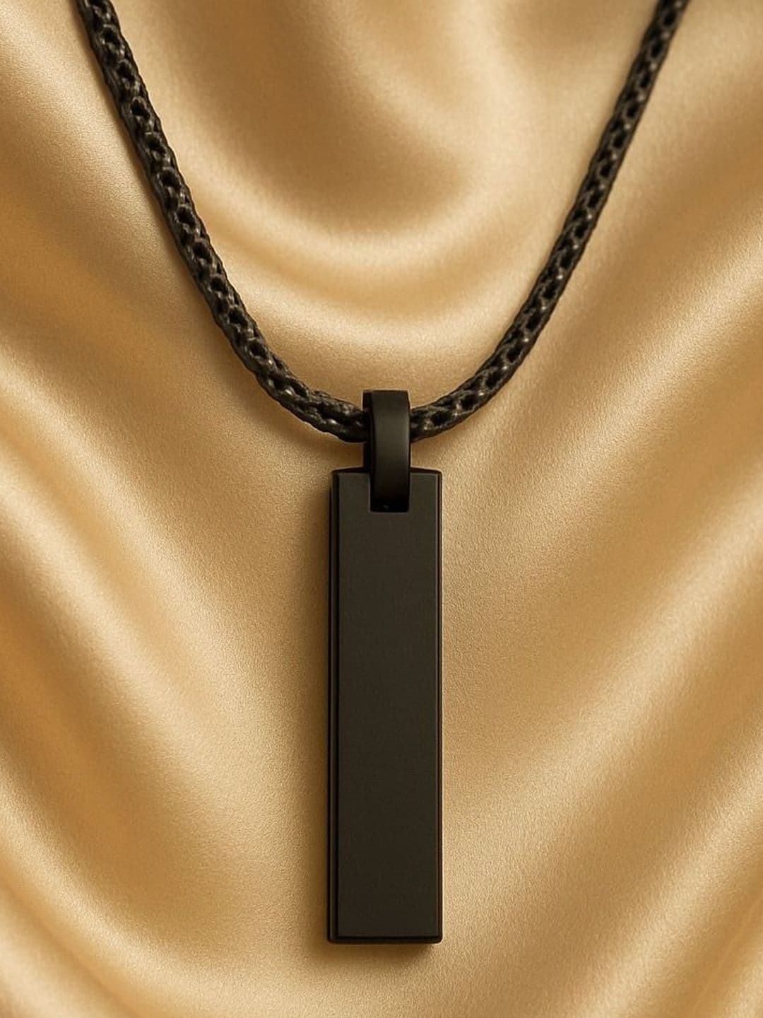 Roadster Silver-Plated Geometric Pendants with Chains - view 1