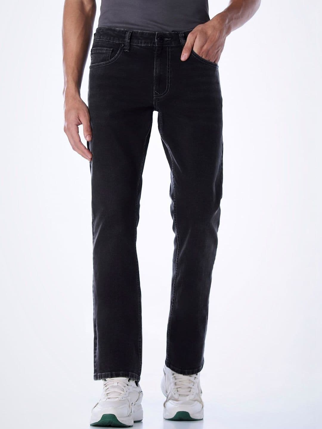 Jack & Jones Men Regular Fit Low-Rise Stretchable Jeans - view 1