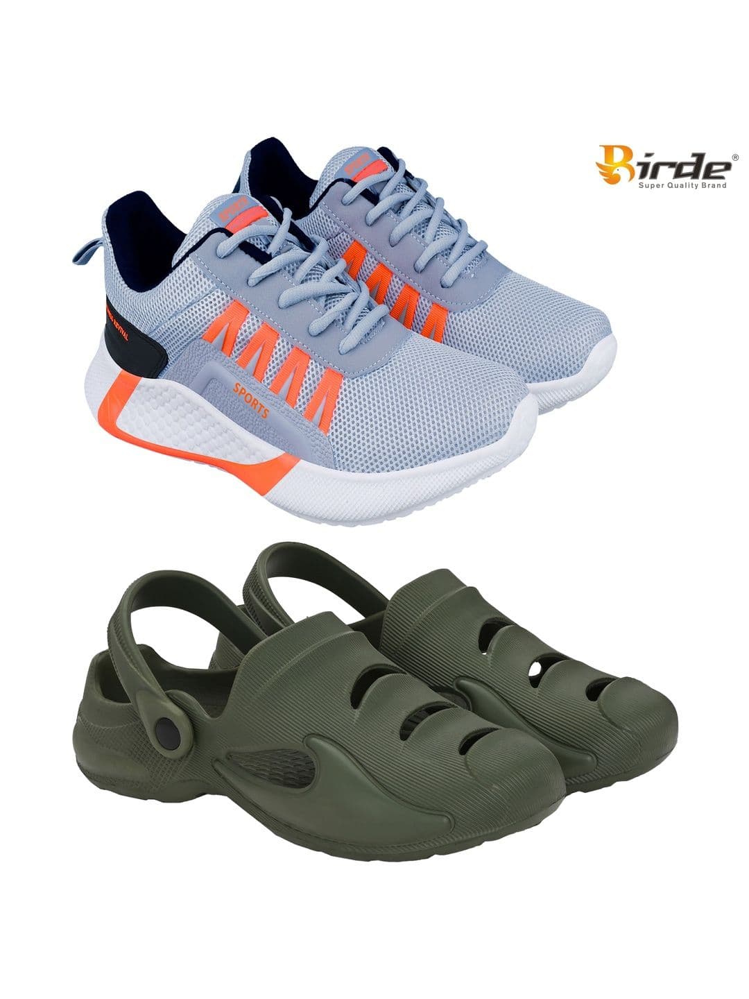 BIRDE Men Mesh Running Non-Marking Shoes - view 1